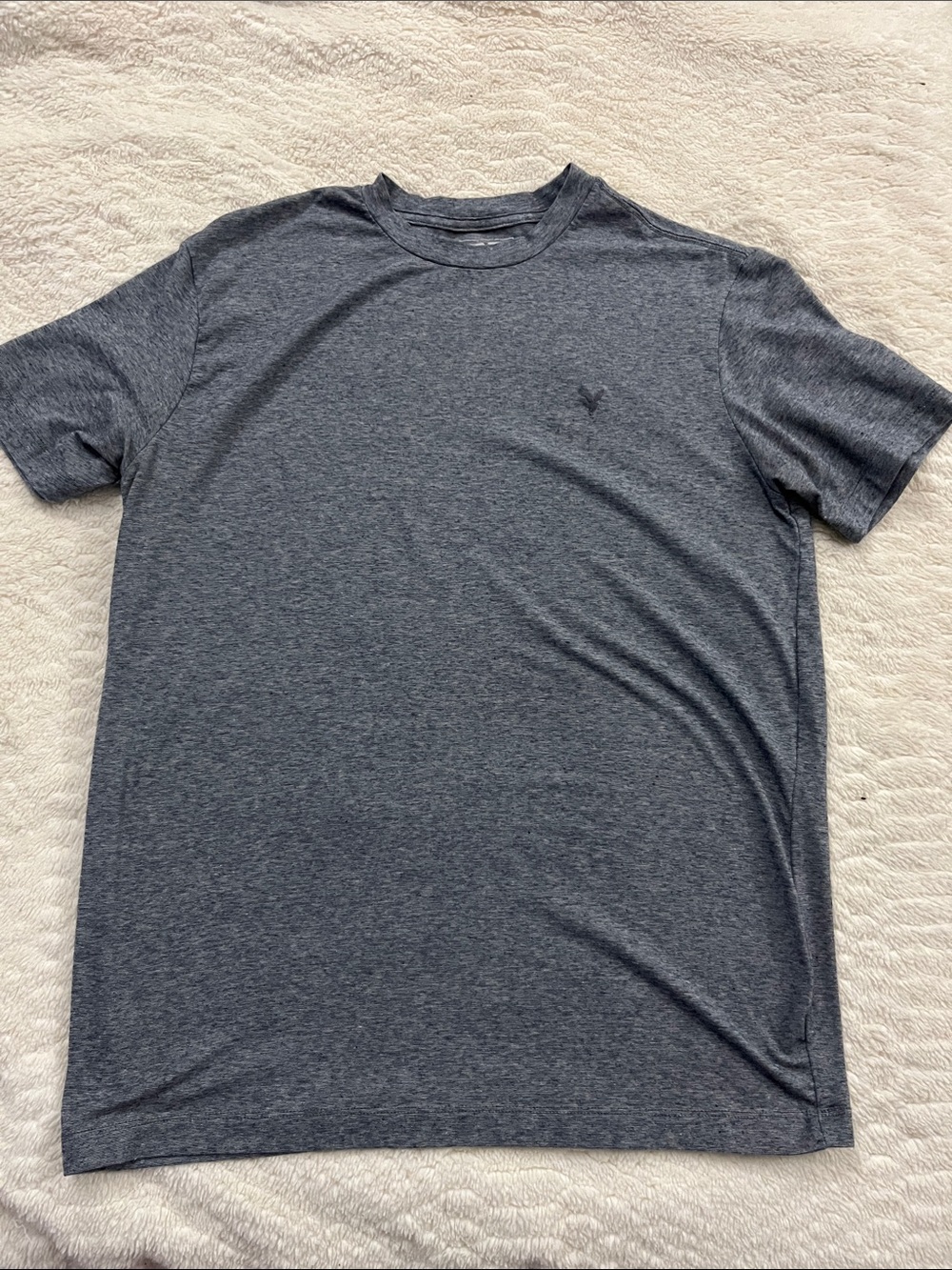 American Eagle Outfitters Men's Dark Heather Gray Crew Neck Tee